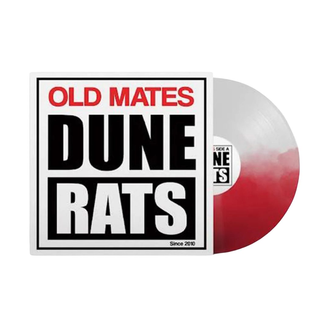 Dune Rats / Old Mates (Signed Red and White Vinyl) - Merch Jungle - Official Dune Rats music and merch