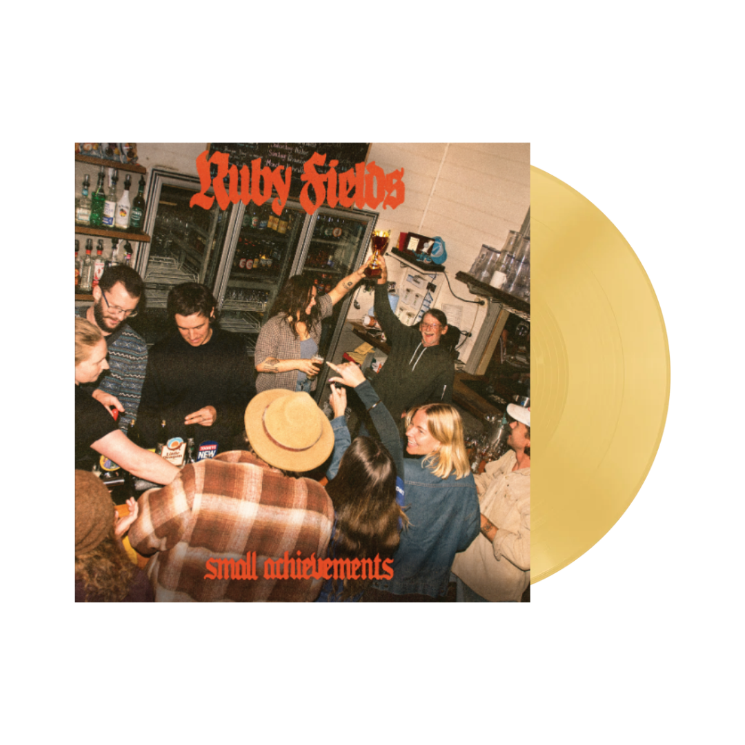 Ruby Fields / Small Achievements (Saffron Yellow Vinyl) - Merch Jungle - Official Ruby Fields music and merch