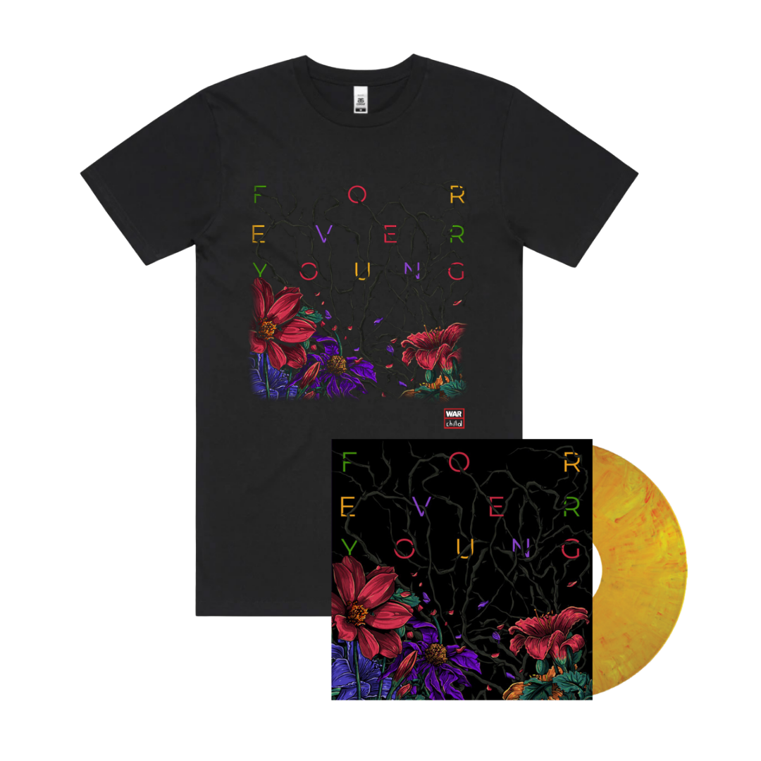 War Child / Forever Young Vinyl + Tee - Merch Jungle - Official War Child music and merch