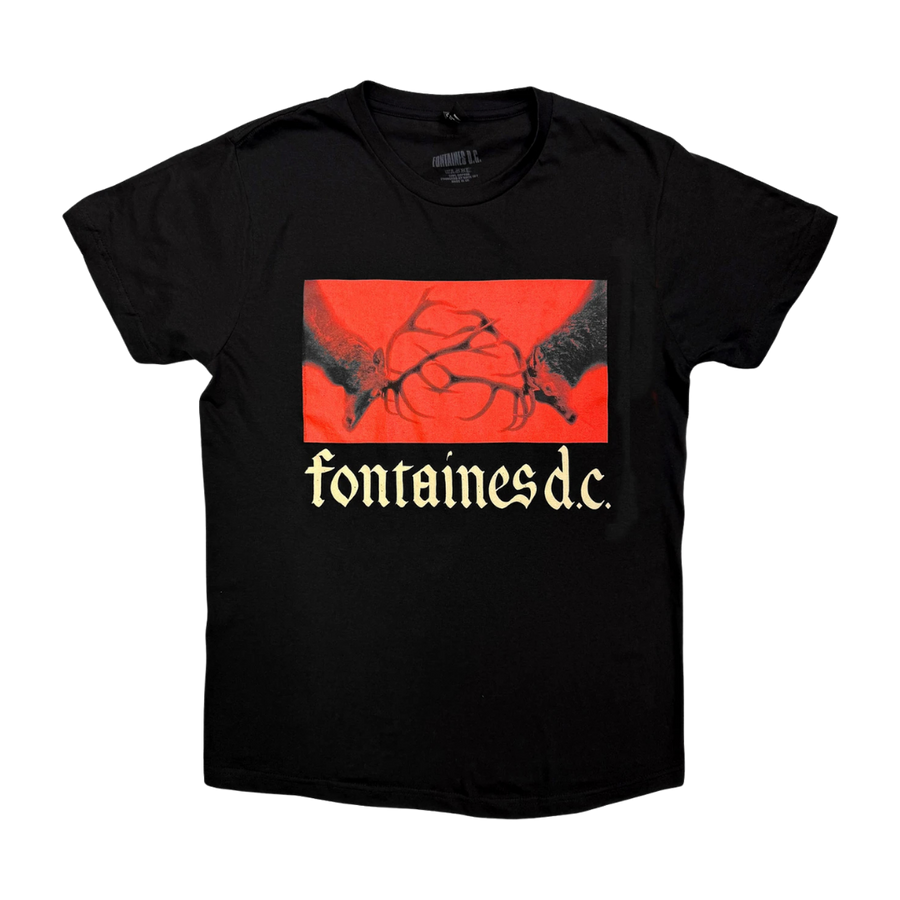 Fontaines D.C. / Clashing Stags Tee (Black)