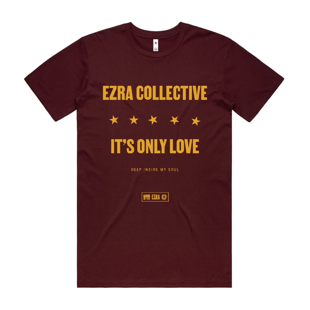 Ezra Collective / It's Only Love Tee - Merch Jungle - Official Ezra Collective music and merch