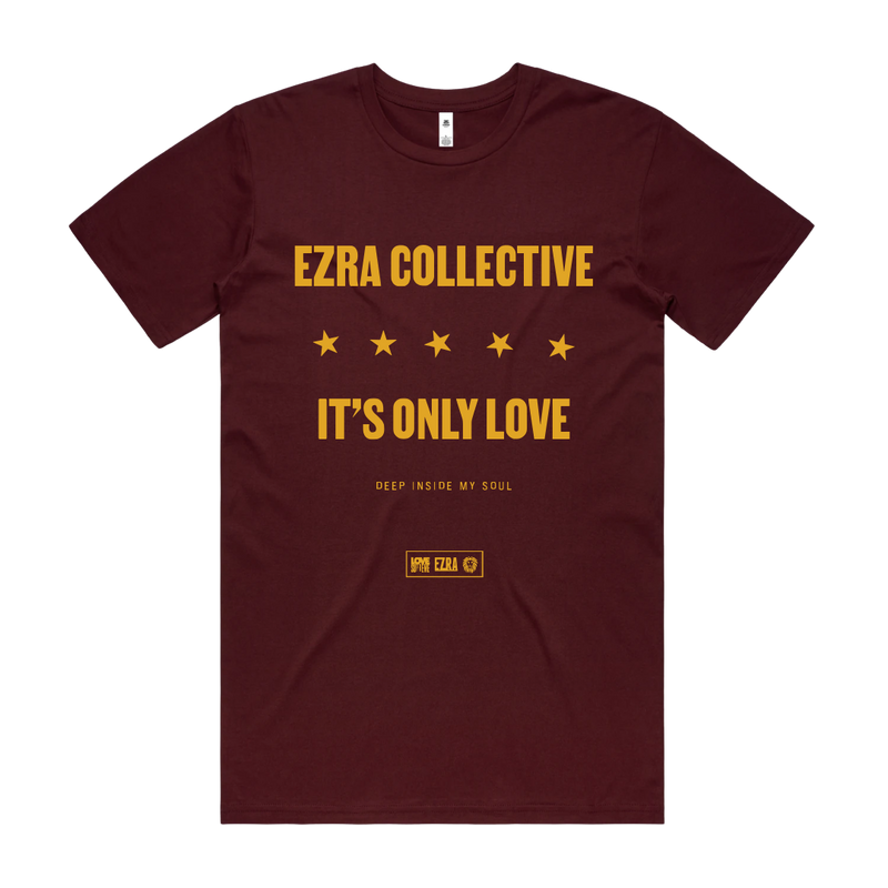 Ezra Collective / It's Only Love Tee - Merch Jungle - Official Ezra Collective music and merch