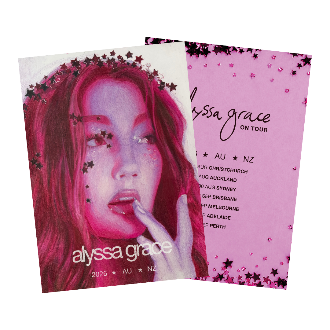 Alyssa Grace / AU/NZ Tour Poster (Set of 2) - Merch Jungle - Official Alyssa Grace music and merch