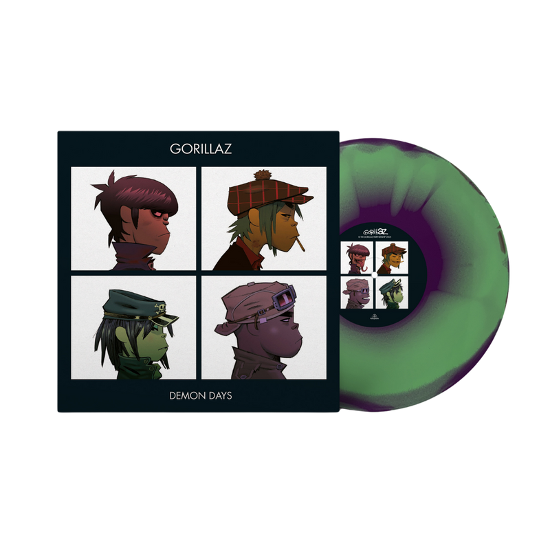Gorillaz / Demon Days (Limited Green, Purple, and Red, Half-Speed Vinyl)