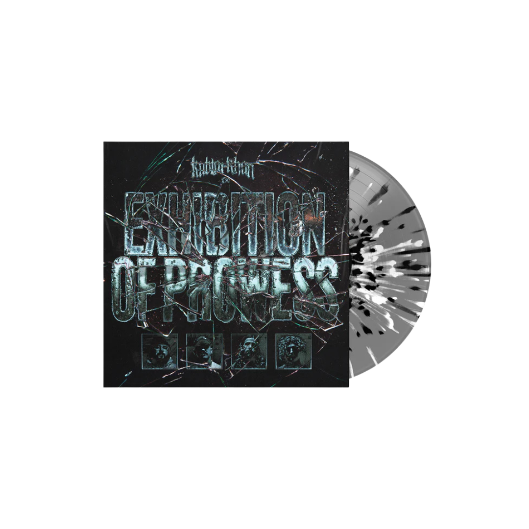 Kublai Khan TX / Exhibition Of Prowess (Silver w/ Black & White Splatter Vinyl LP) - Merch Jungle - Official Rise Records music and merch