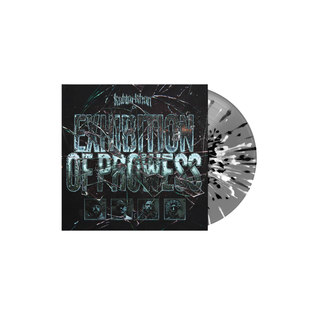 Kublai Khan TX / Exhibition Of Prowess (Silver w/ Black & White Splatter Vinyl LP) - Merch Jungle - Official Rise Records music and merch