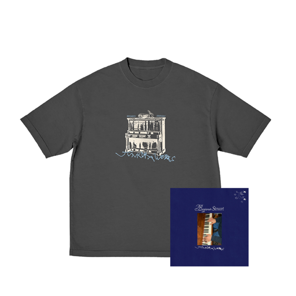 Benjamin Stewart / Junkdrawers Piano Tee + Digital Download - Merch Jungle - Official Benjamin Stewart music and merch