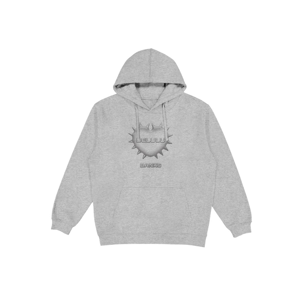 BANKS / Delulu Hood (Sports Grey) - Merch Jungle - Official BANKS music and merch