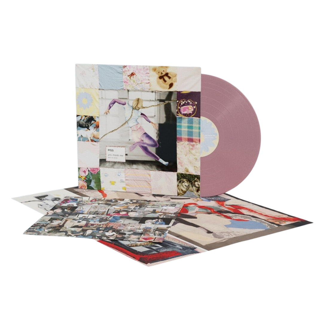 PISS / you made me / skin on linen (LOSER Baby Pink Vinyl) - Merch Jungle - Official PISS music and merch