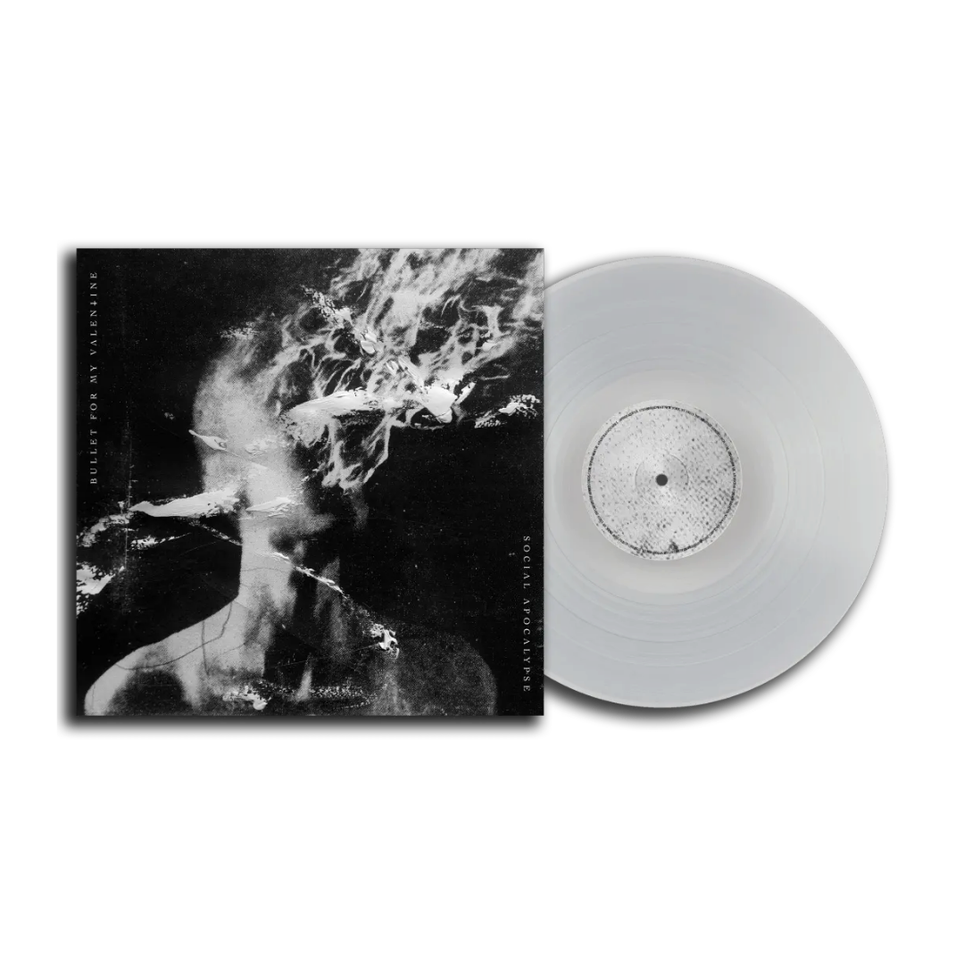 Bullet For My Valentine / Social Apocalypse (Indie Exclusive Crystal Clear Vinyl) - Merch Jungle - Official Bullet For My Valentine music and merch