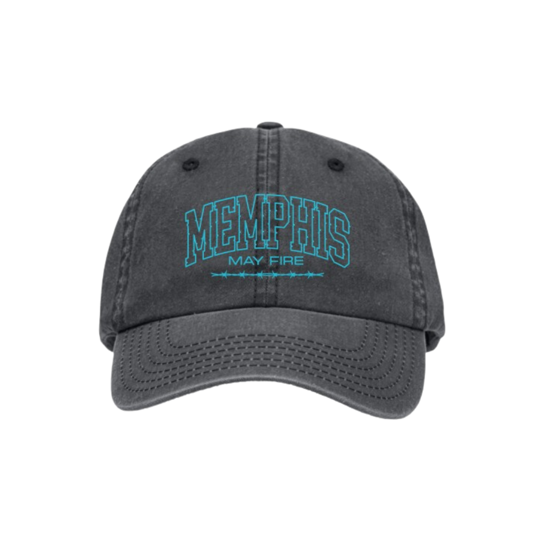 Memphis May Fire / Barbed Varsity Dad Cap - Merch Jungle - Official Memphis May Fire music and merch