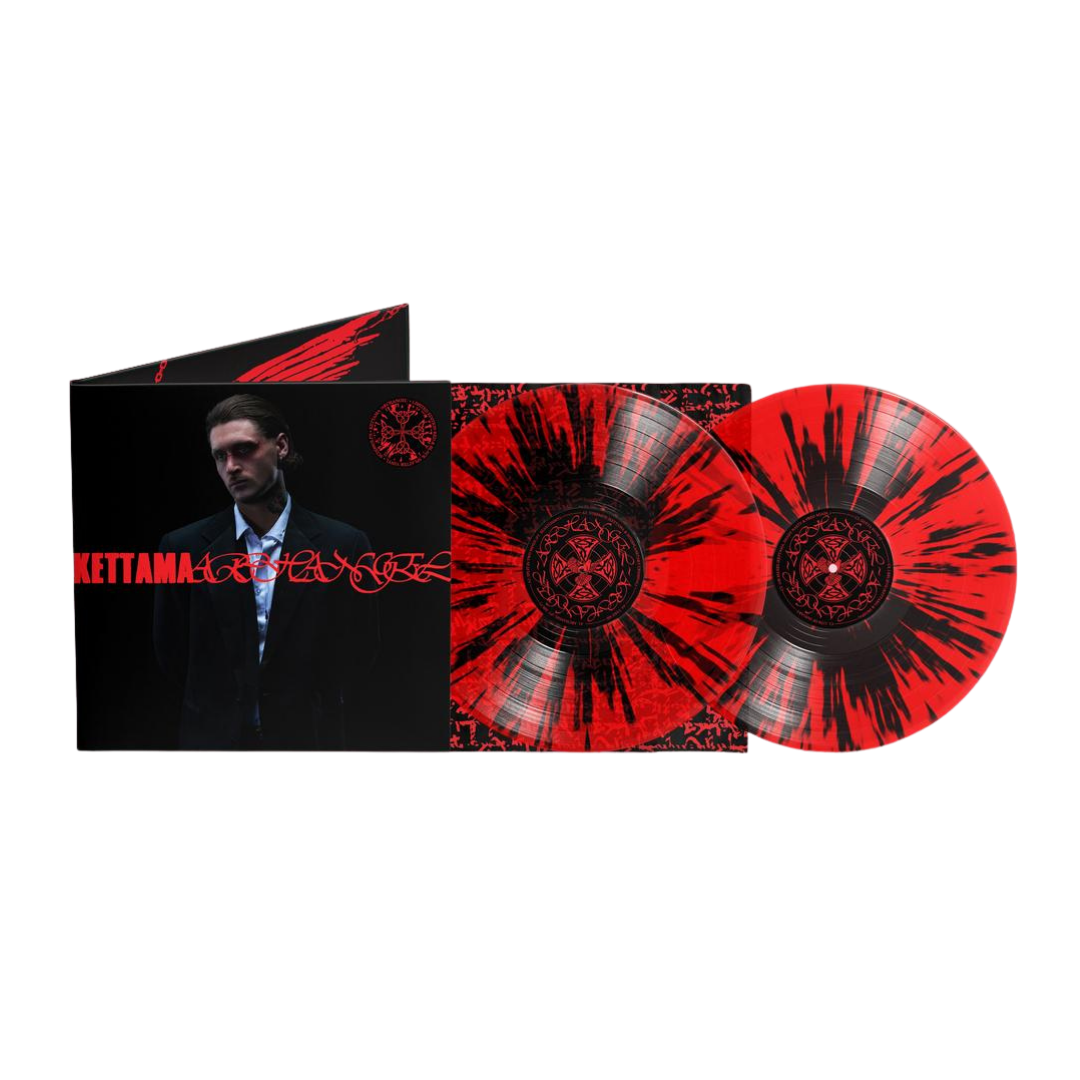 KETTAMA / Archangel (Red And Black Splatter Vinyl) - Merch Jungle - Official KETTAMA music and merch