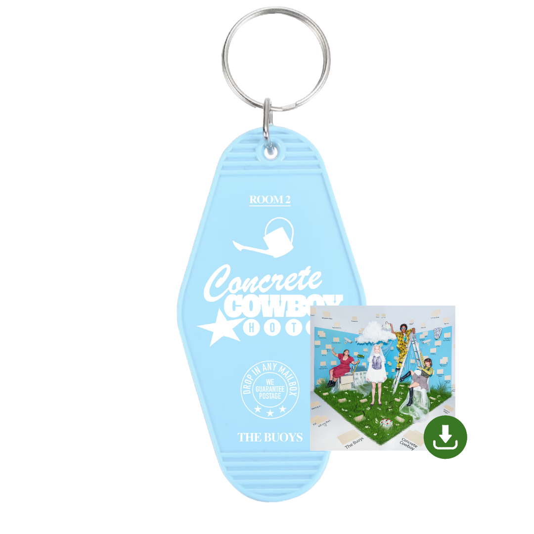 The Buoys / Concrete Cowboy Keyring + Digital Download - Merch Jungle - Official The Buoys music and merch