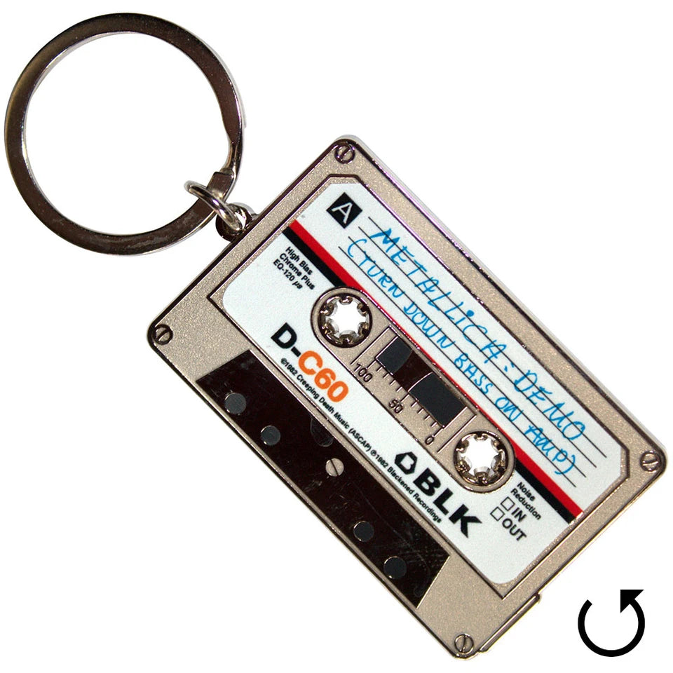 Metallica / Demo Tape Keychain - Merch Jungle - Official Metallica music and merch