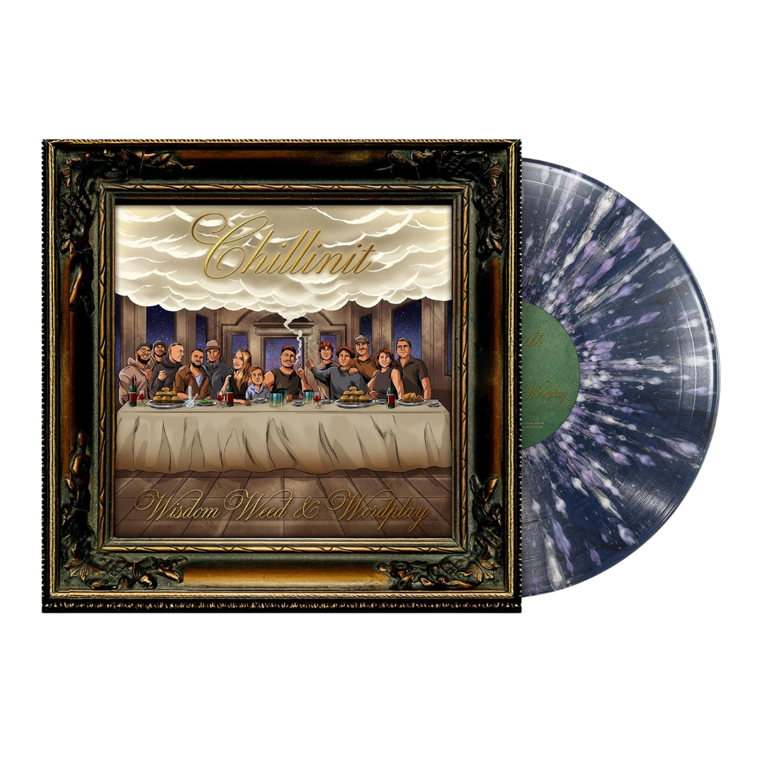 Chillinit / Wisdom Weed & Wordplay (Midnight Splatter Vinyl) - Merch Jungle - Official Chillinit music and merch