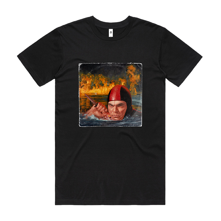 DJ Shadow / Action Adventure Tour Tee (Black) - Merch Jungle - Official DJ Shadow music and merch
