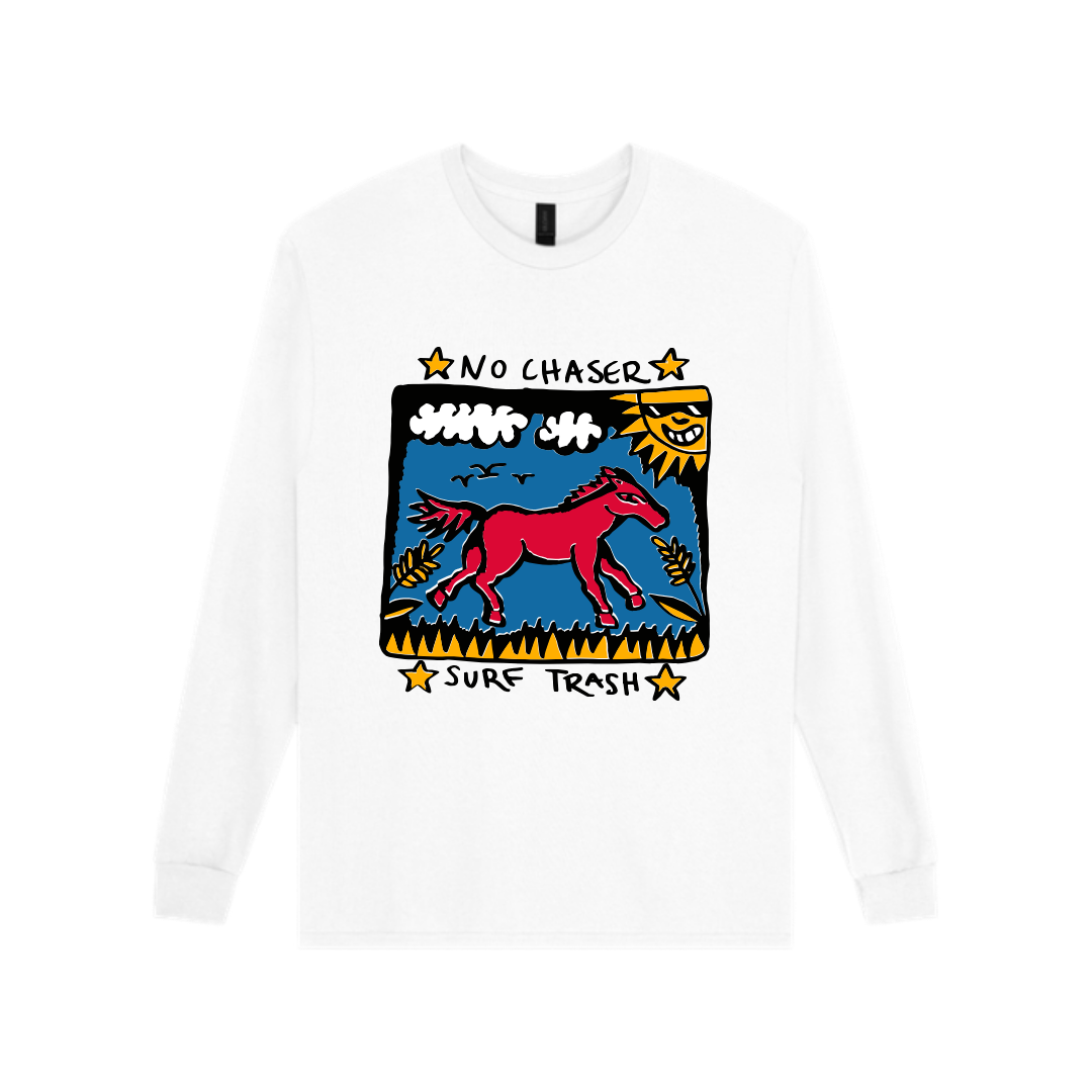 Surf Trash  Golden Plain Longsleeve - Merch Jungle - Official Surf Trash music and merch