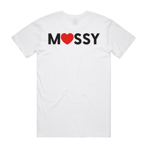Ian Moss / Mossy Tee (White) - Merch Jungle - Official Ian Moss music and merch