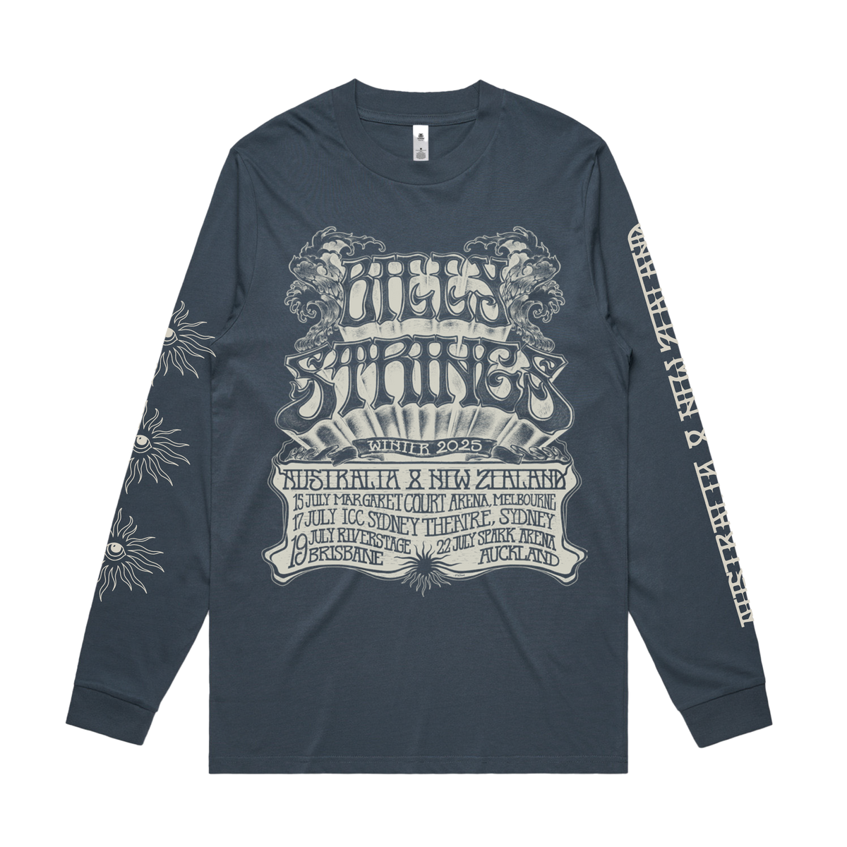 Billy Strings / AdMat Longsleeve (Petrol Blue)