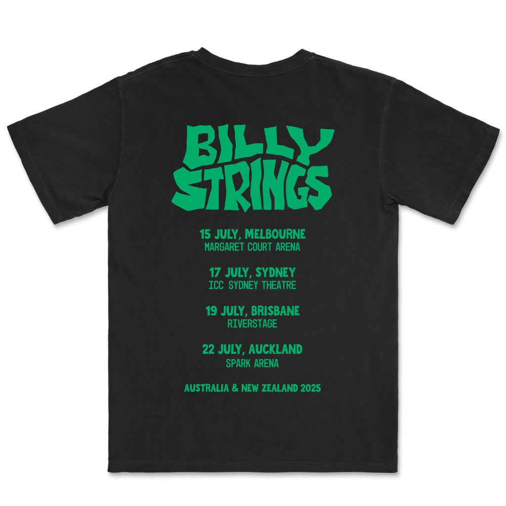 Billy Strings / Snake Tee (Black) - Merch Jungle - Official Billy Strings music and merch