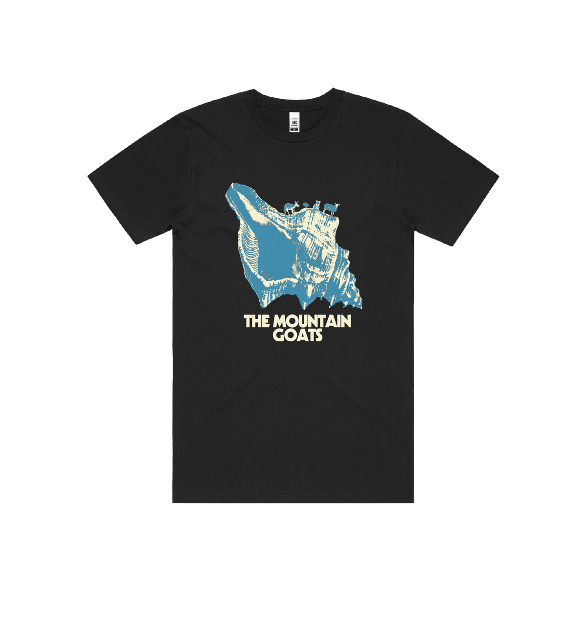 The Mountain Goats / Shell Tee - Merch Jungle - Official The Mountain Goats music and merch