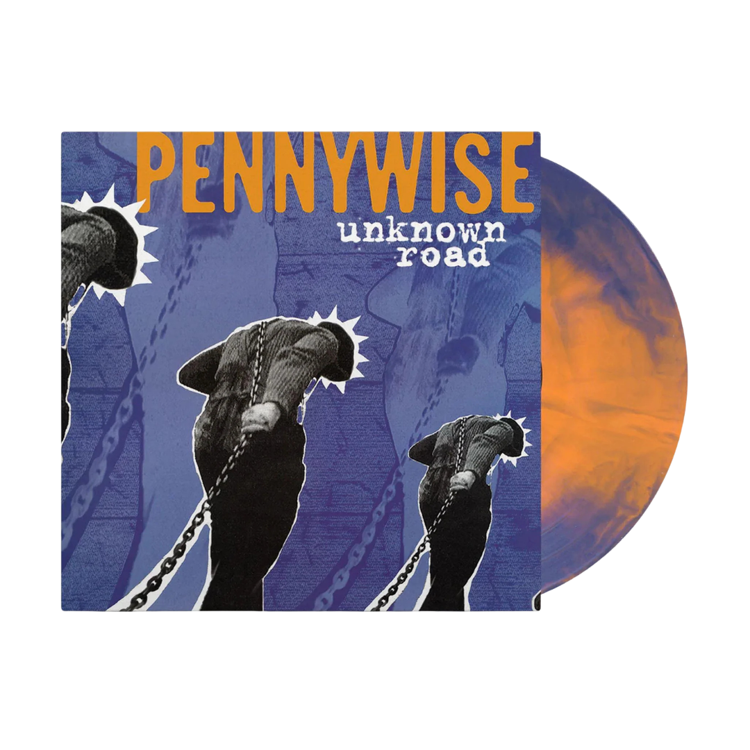 Pennywise / Unknown Road (Orange & Blue Galaxy Vinyl) - Merch Jungle - Official Pennywise music and merch