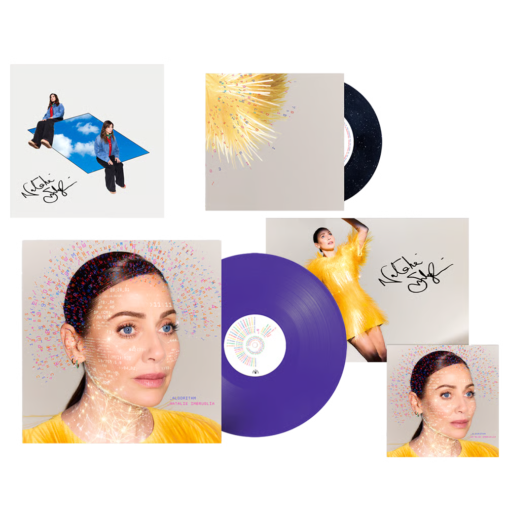 Natalie Imbruglia / Algorithm Purple Vinyl (Inc Bonus 7") + Signed Art Card + Deluxe CD (Inc Signed Art Card) - Merch Jungle - Official Natalie Imbruglia music and merch