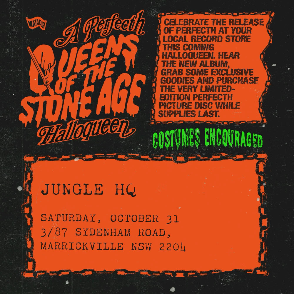 Queens of the Stone Age HalloQueen at Jungle HQ, Saturday 31 October 2026