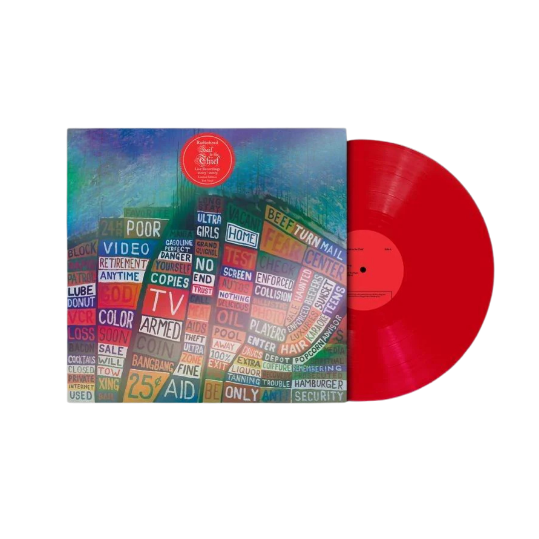 Radiohead / Hail To The Thief (Live Recordings 2003-2009 Indie Exclusive Red Vinyl) - Merch Jungle - Official Radiohead music and merch