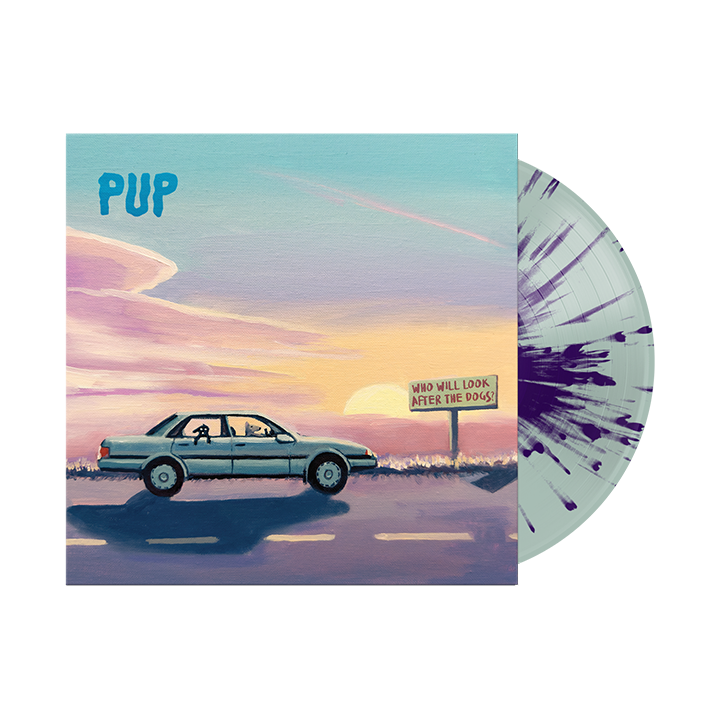 PUP / Who Will Look After The Dogs? (Seafoam With Purple Splatter Vinyl) - Merch Jungle - Official Rise Records music and merch