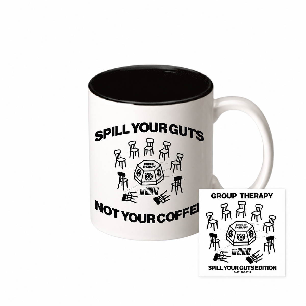 The Rubens / Spill Your Guts Not Your Coffee Mug + Digital Download - Merch Jungle - Official The Rubens music and merch