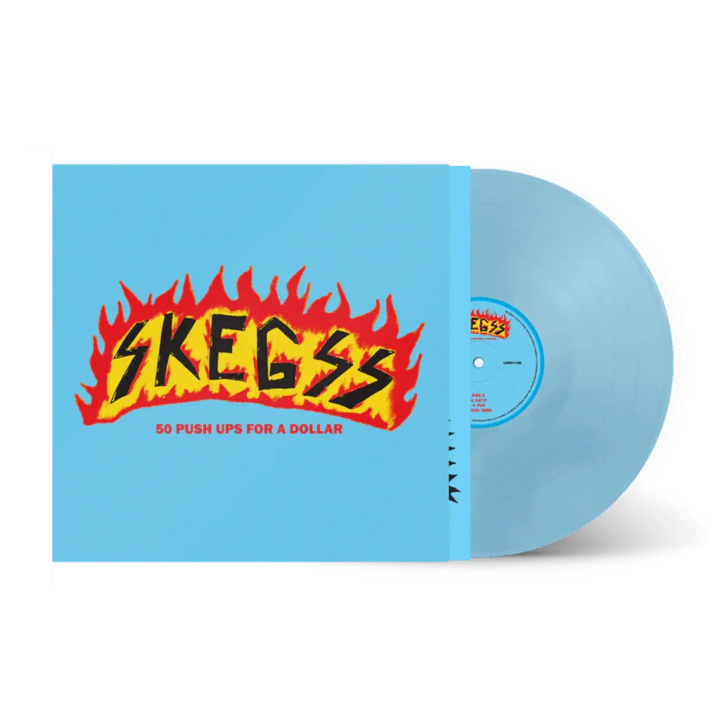 Skegss / 50 Push Ups for a Dollar (Blue Vinyl) - Merch Jungle - Official Skegss band t-shirts and band merch.
