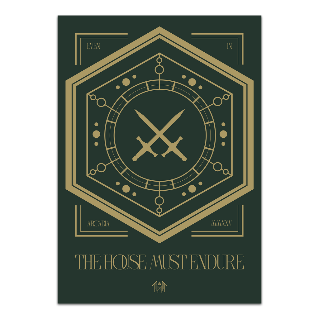 Sleep Token / House Veridian GITD Poster - Merch Jungle - Official Sleep Token music and merch