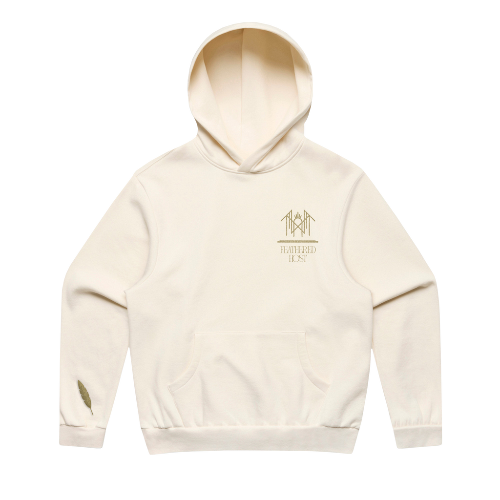 Sleep Token / Feathered Host Hood (Ecru) - Merch Jungle - Official Sleep Token music and merch