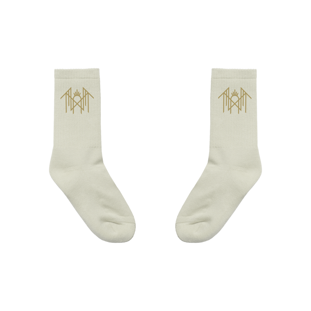 Sleep Token / Feathered Host Socks (Ecru) - Merch Jungle - Official Sleep Token music and merch