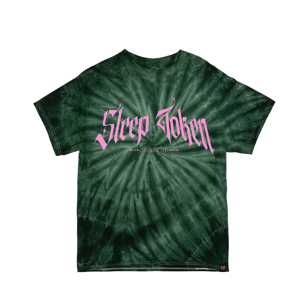 Sleep Token / EIA Tie Dye Tee (Dark Green & Black) - Merch Jungle - Official Sleep Token music and merch