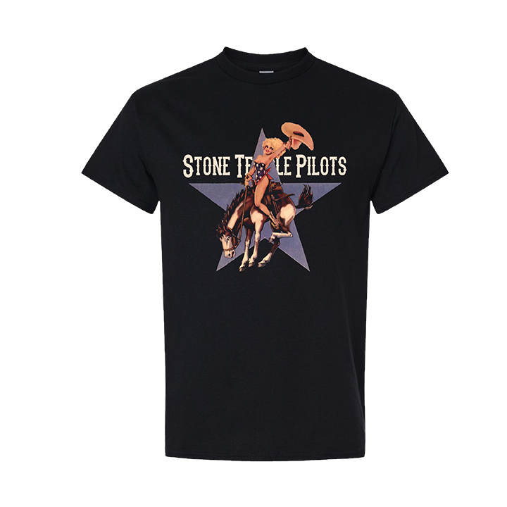 Stone Temple Pilots / Bronco Tee (Black) - Merch Jungle - Official Stone Temple Pilots music and merch