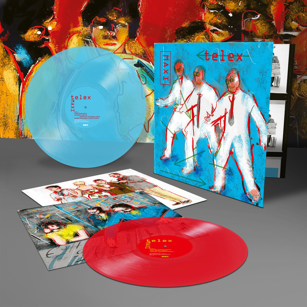 Telex / Maxi (Transparent Red & Blue 2LP Vinyl)