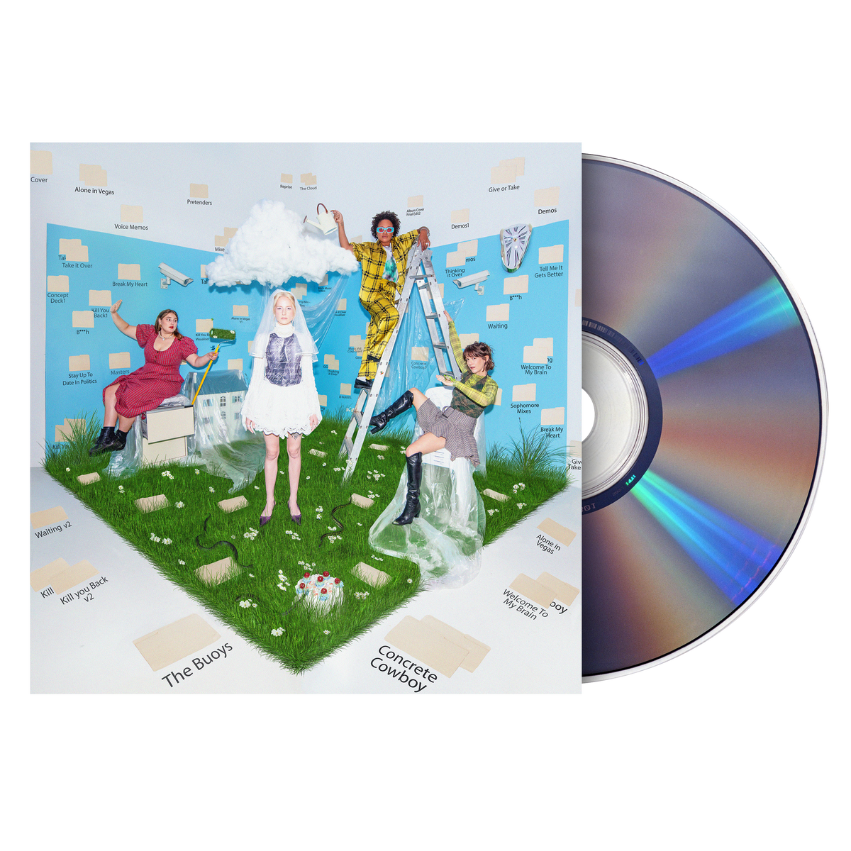 The Buoys / Concrete Cowboy CD with Signed Card - Merch Jungle - Official The Buoys music and merch