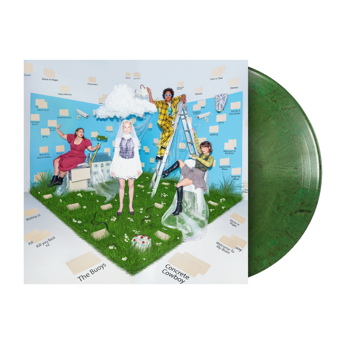 The Buoys / Concrete Cowboy (Limited Edition The Quiet Garden Variant with Signed Card) - Merch Jungle - Official The Buoys music and merch
