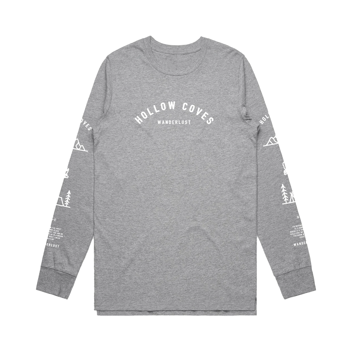 Hollow Coves / Wanderlust Longsleeve - Merch Jungle - Official Hollow Coves music and merch