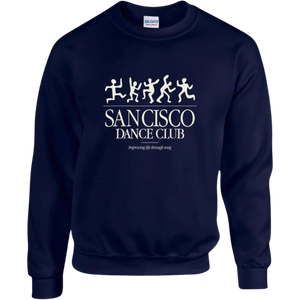 Dance Club Navy Sweater - Merch Jungle - Official San Cisco band t-shirts and band merch.