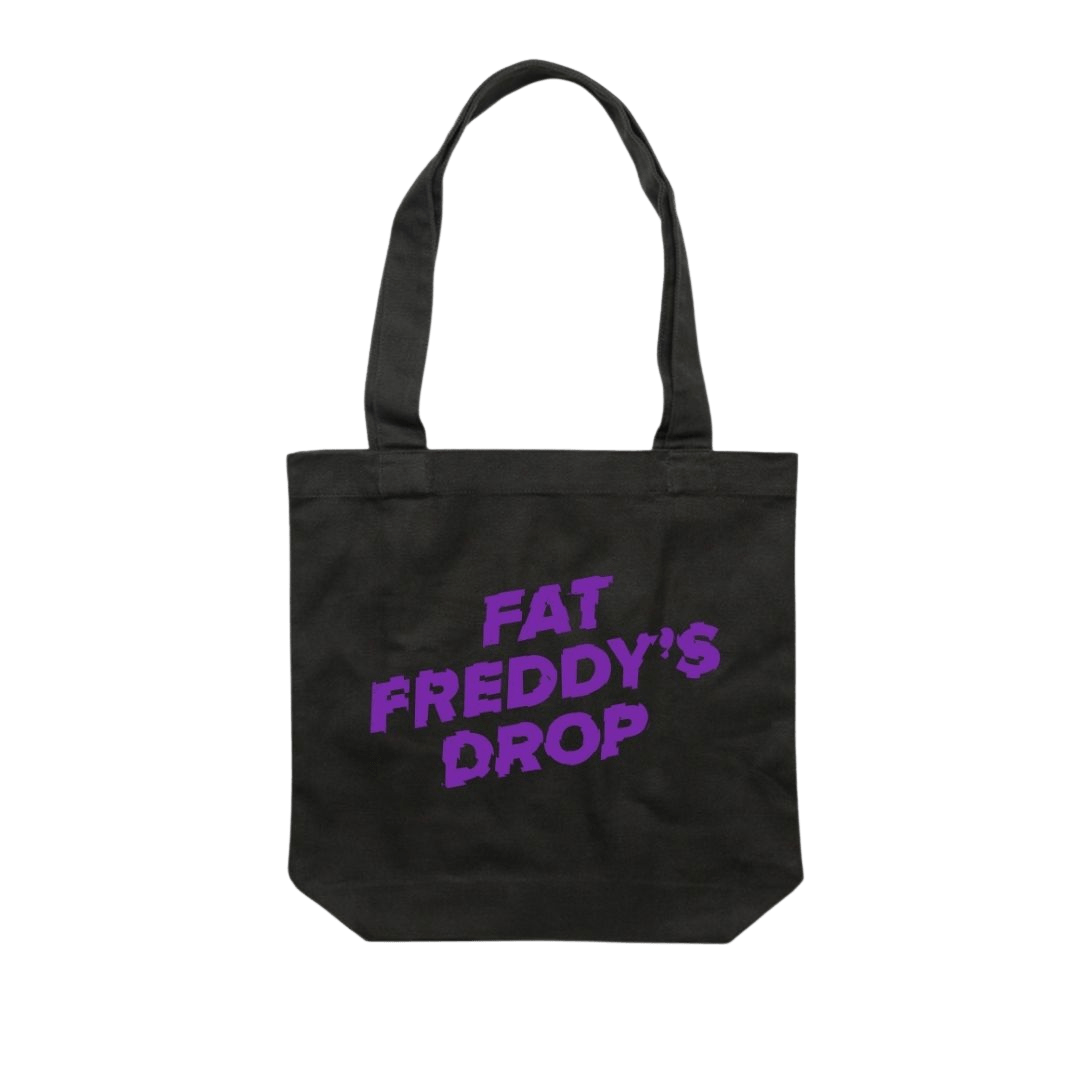 Freddy's Logo Tote Bag - Merch Jungle - Official Fat Freddy's Drop band t-shirts and band merch.