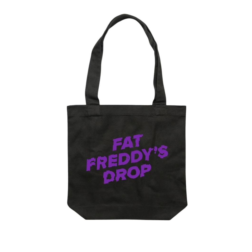 Freddy's Logo Tote Bag - Merch Jungle - Official Fat Freddy's Drop band t-shirts and band merch.
