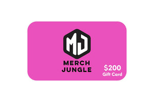 $200 Gift Card - Merch Jungle - Official Merch Jungle band merchandise.