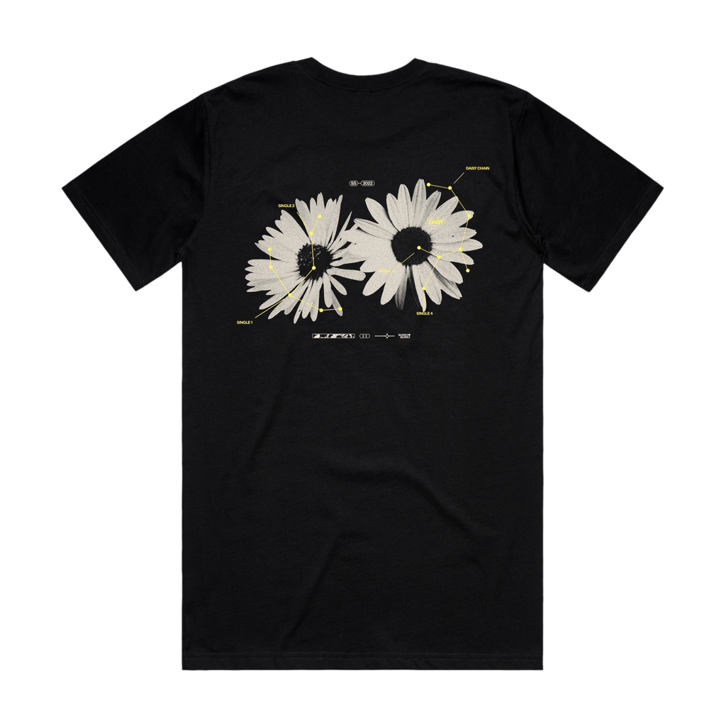 Daisies Tee (Black) - Merch Jungle - Official Slowly Slowly band t-shirts and band merch.