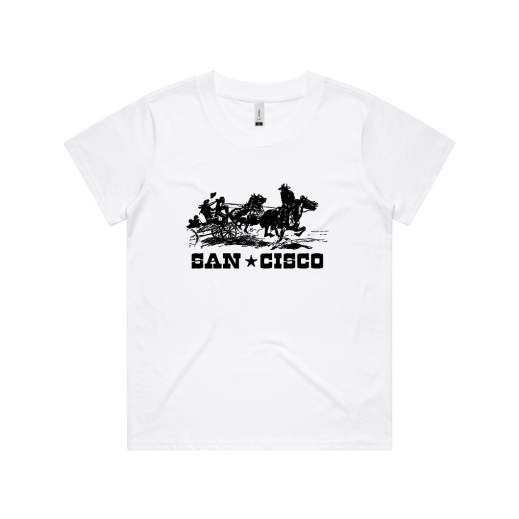 Women's Western Tee - Merch Jungle - Official San Cisco band t-shirts and band merch.