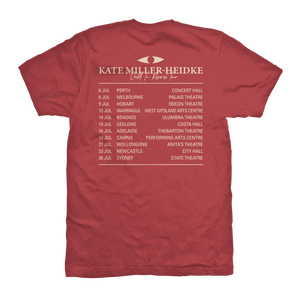 Copy of Child In Reverse Tour Tee (Women's) - Merch Jungle - Official Kate Miller-Heidke band t-shirts and band merch.