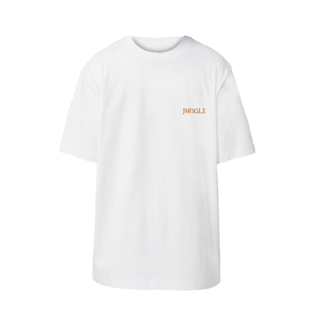 Vintage Orange Stamp Tee - Merch Jungle - Official Jungle band t-shirts and band merch.