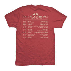 Child In Reverse Tour Tee (Unisex) - Merch Jungle - Official Kate Miller-Heidke band t-shirts and band merch.